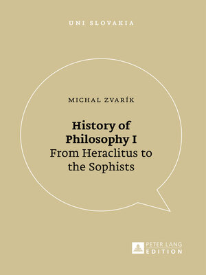 cover image of History of Philosophy I